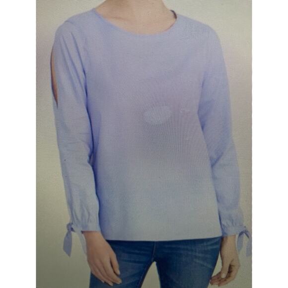 J.Crew size small top with bow tie sleeves - Picture 1 of 7